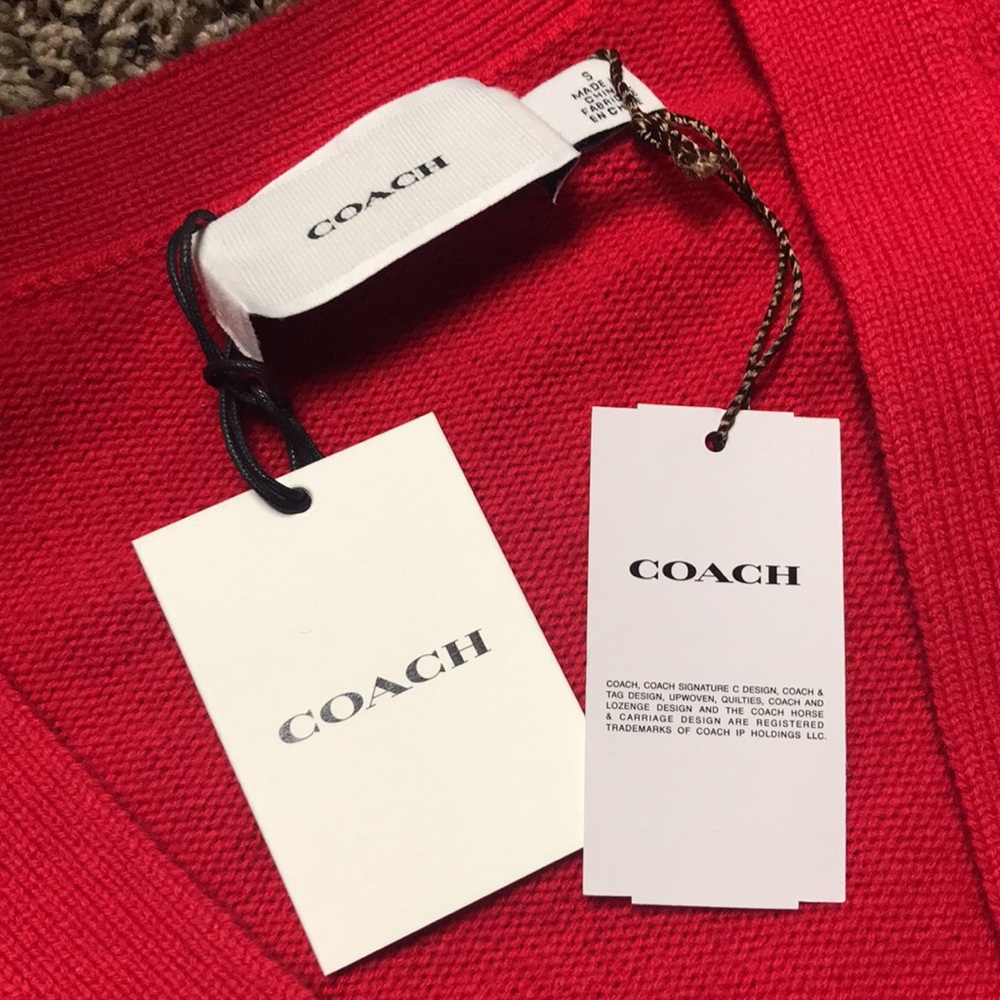 COACH Rexy Cashmere Cardigan | NWT! - Picture 9 of 10